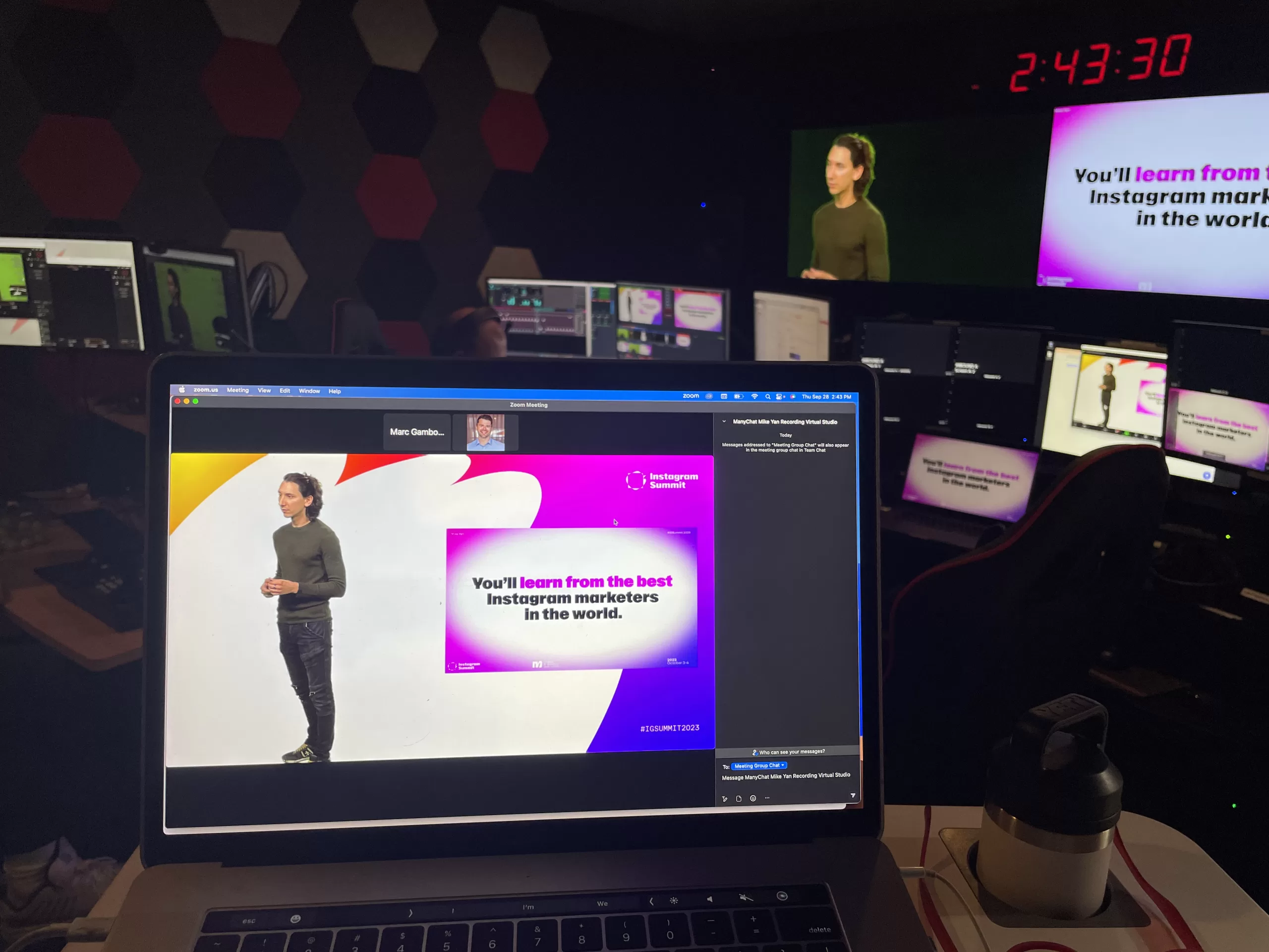 San Francisco green screen studio setup